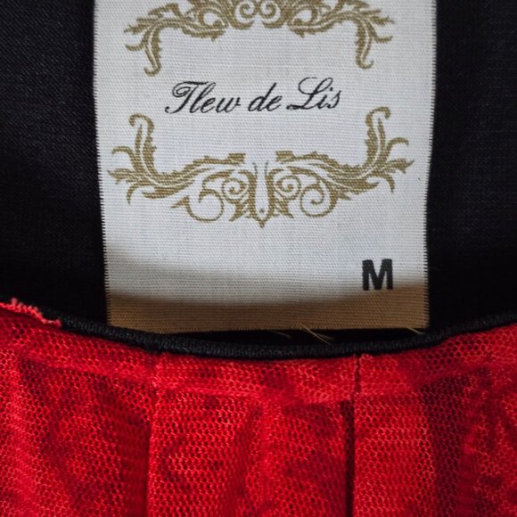 Vtg Y2K Fleur de Leis Sleeveless Multicolor Abstract Print Drape Dress, M, NWT - Picture 8 of 10